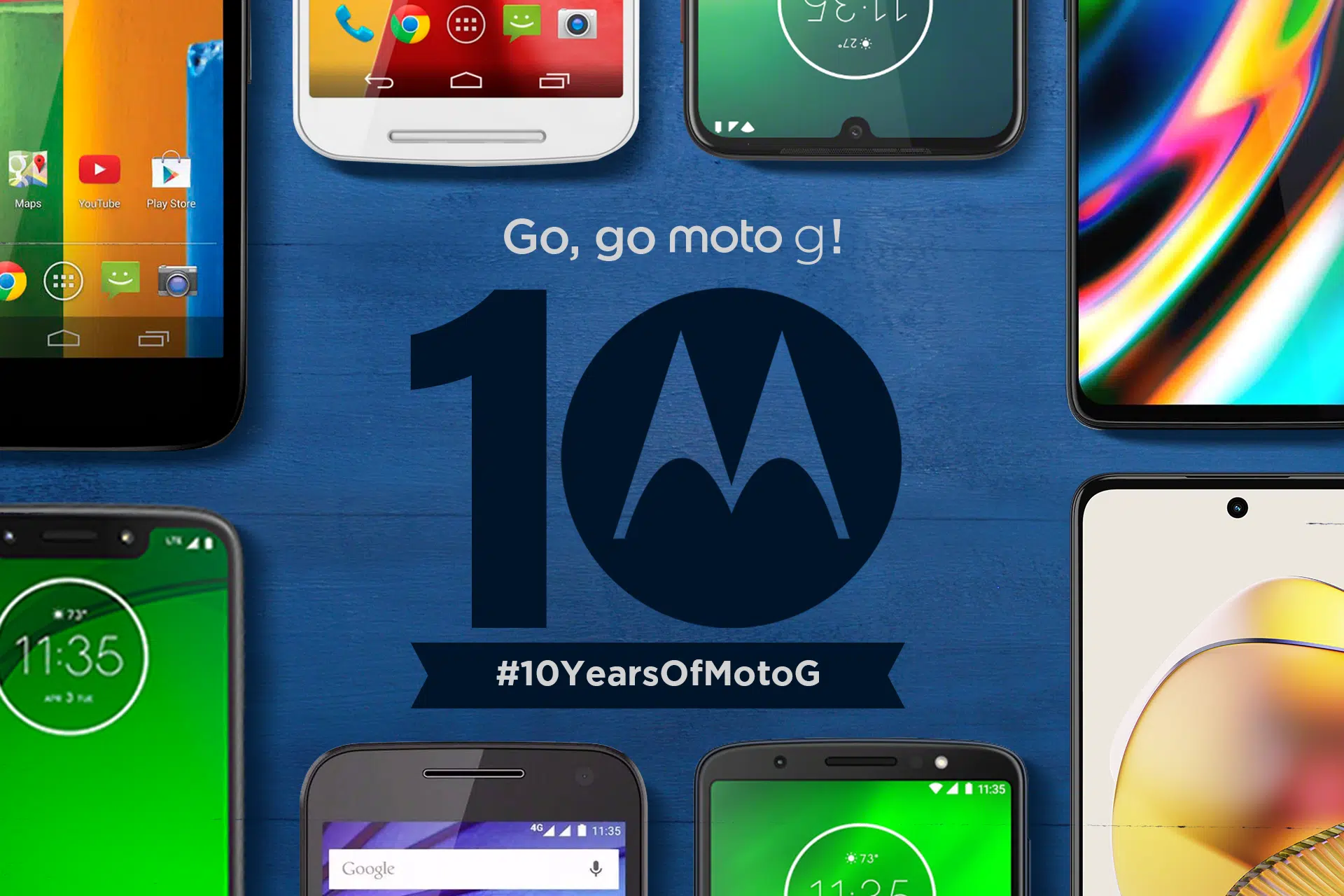 Motorola viert 10 jaar moto g