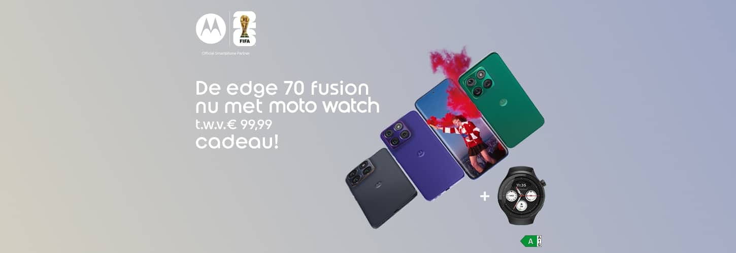 edge 70 fusion + gratis moto watch